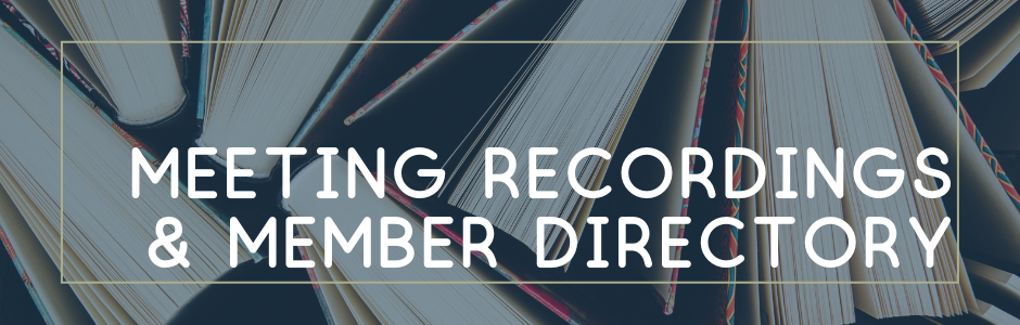 Meeting Recordings & Membership Directory